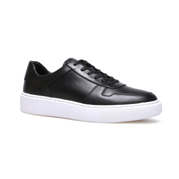 ABINITIO Chinese Popular Light Weight Black Cow Leather Casual Shoes For Men